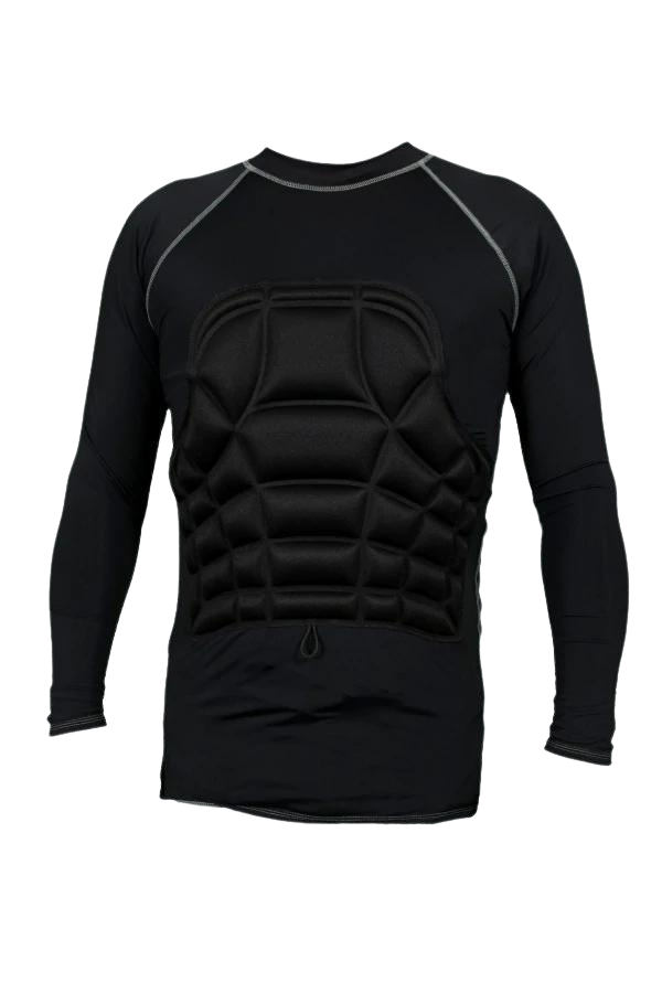 Black Long Sleeve Ribguard